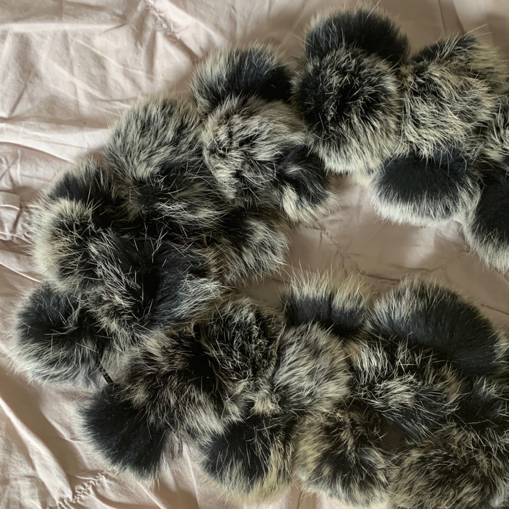 Belle Fare Rabbit fur scarf